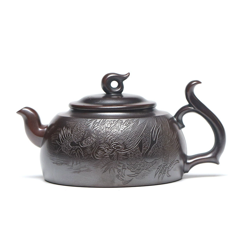 醉月Yixing Purple Clay Teapot, 310cc