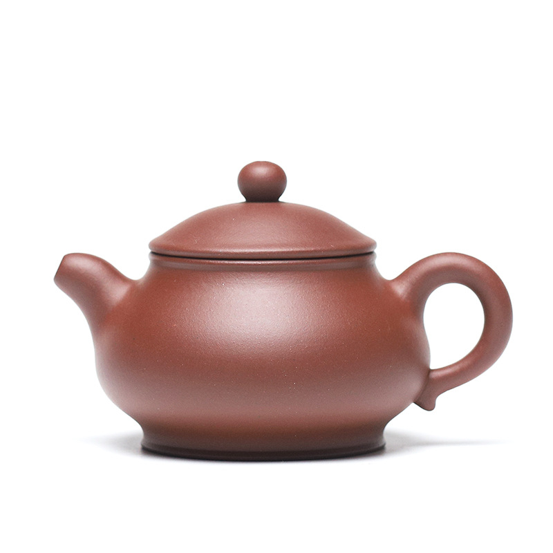 Yixing Clay Teapot - 潘壶Pan Hu 210cc (Traditional Chinese Style)