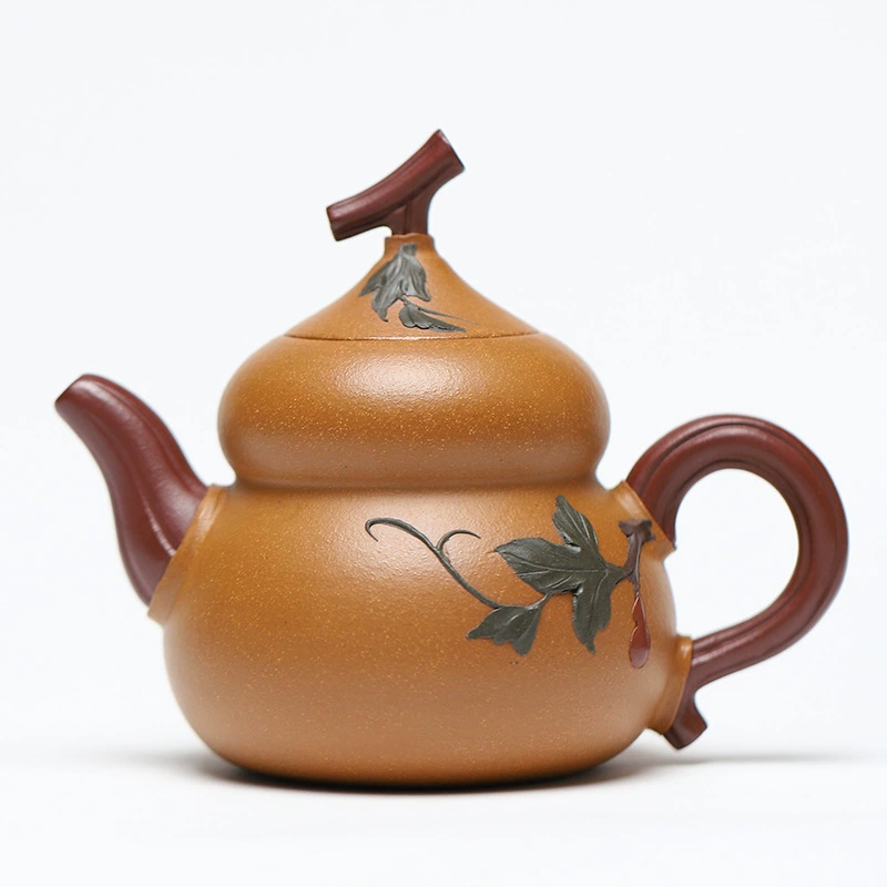 Hu Lu Yixing Handmade Zisha Teapot 300cc